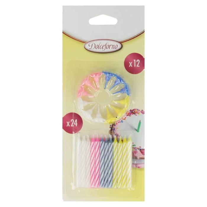 Bougies d'anniversaire illustration de vecteur. Illustration du couleur