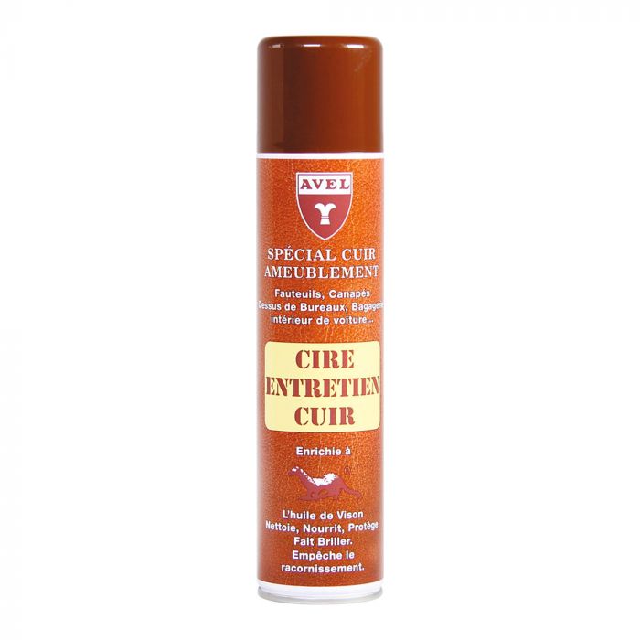 Cire Entretien Cuir Aérosol 400ml