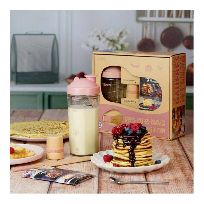 Shaker Distributeur De Pâte à Crêpes 800ml - Outil Pratique Pour Gaufres, Pancakes Et Muffins