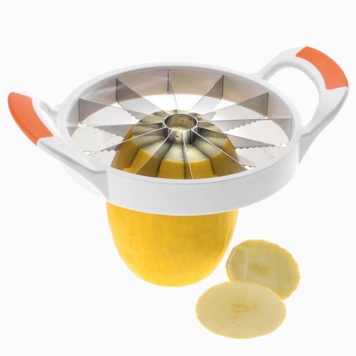 Nava Misty Coupe-Melon 12 Tranches – Découpeur Pastèque/Ananas Avec Poignées Antidérapantes
