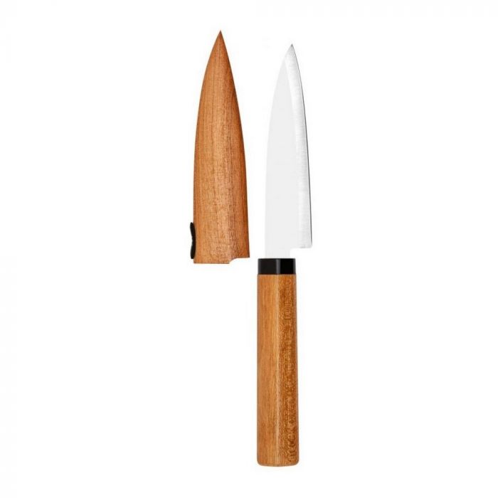 Couteau à Fruits Avec Fourreau Bois 12cm Kaï 