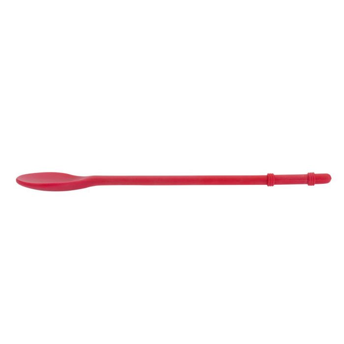 Cuillères En Silicone LATRAT - Lot De 2 - Antiadhésives - Pour Cuiseur à Riz Et Poêles - Rouge/Noir