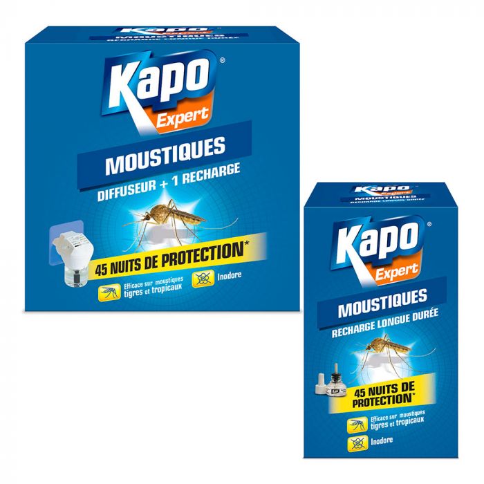 Diffuseur Liquide Anti-Moustique Kapo, Insecticide 