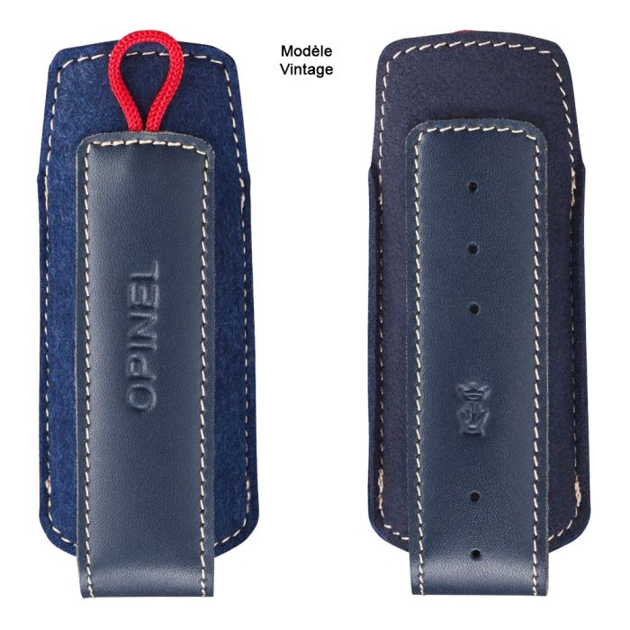 Étui De Ceinture En Cuir Pour Couteau Pliant – Pochette Renforcée – Neuf