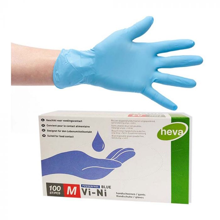 Gant jetable nitrile non poudré Weesafe