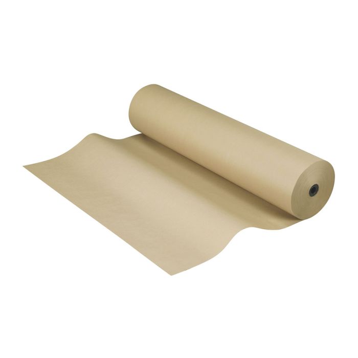 Rouleau Papier Kraft Naturel 30x35m - 300g/m² Résistant - Idéal Emballage Cadeau, Colis, Craft & Protection - Écologique & Recyclable