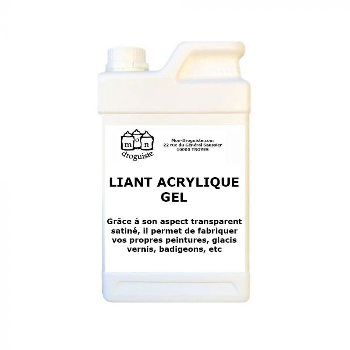 Liant Acrylique Gel, Acheter Résine Acrylique, Achat Gesso 