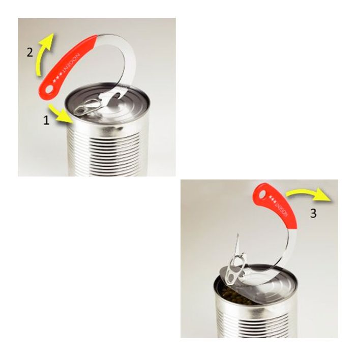 Ouvre Bouteille Ergonomique GreeSuit Ouvre-boîte Manuel 2 Pack - Ouverture Facile Pour Bocaux Et Bouteilles - Poignée Caoutchouc - Rouge Et Bleu Apriscatole Professionale - 11