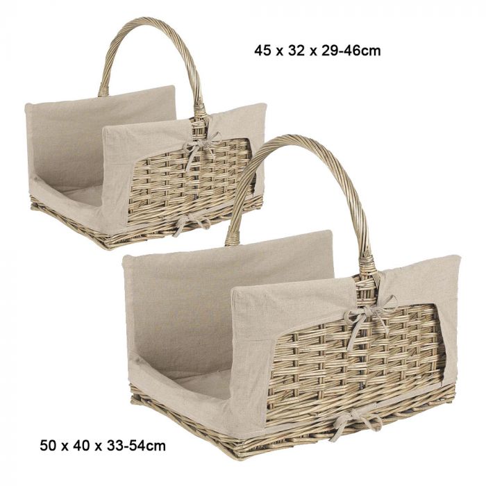 Panier à Buches,XL Panier a Bois,Sac a Buches de Bois,Panier a