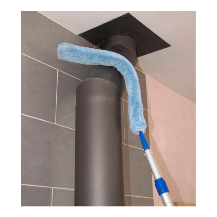 Plumeau Télescopique 2,5 M Avec 3 Housses Microfibre - Nettoyage Meubles, Sols, Murs Et Endroits Difficiles D'accès - 9
