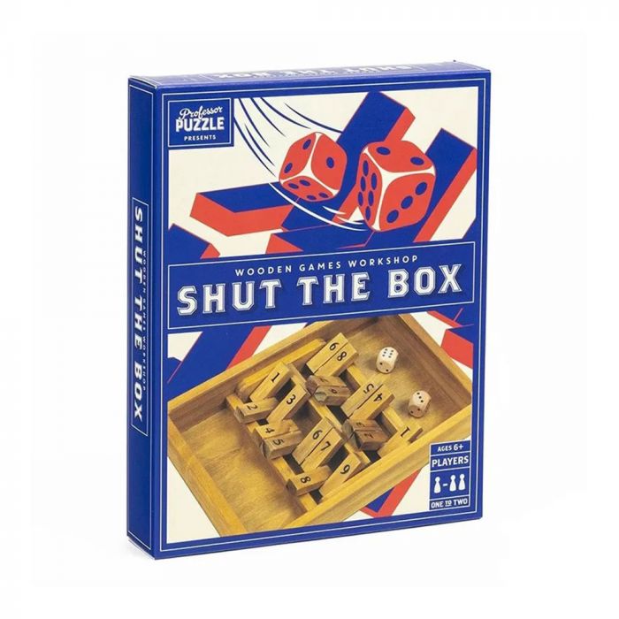 Jeu Shut the Box en Bois de Professor Puzzle 