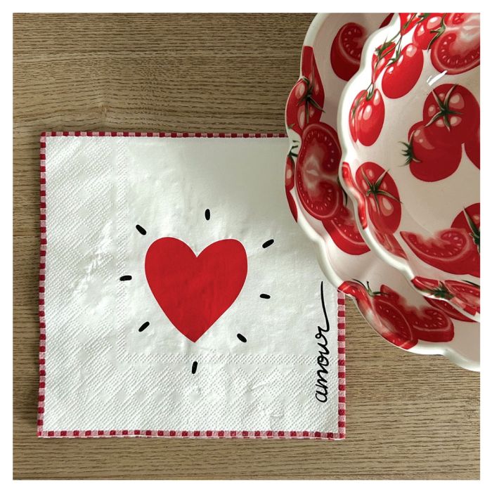 Etagère Murale Coeur Grise Avec Porte-Serviettes