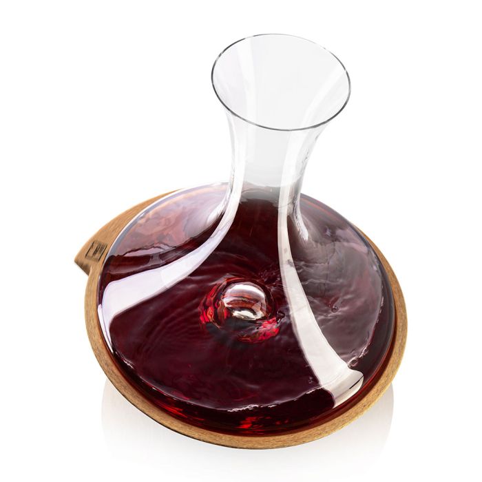 Support De Séchage Pour Carafe à Vin En Acier Inoxydable – Porte-Carafe à L' Envers, Anti-Poussière, Base Stable Avec Tapis Silicone Protecteur