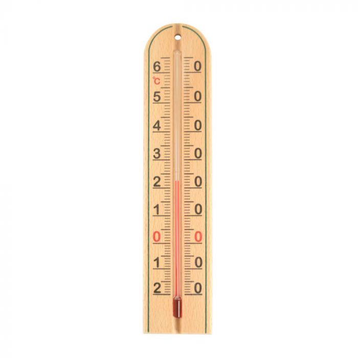 Thermomètre en Bois 20cm