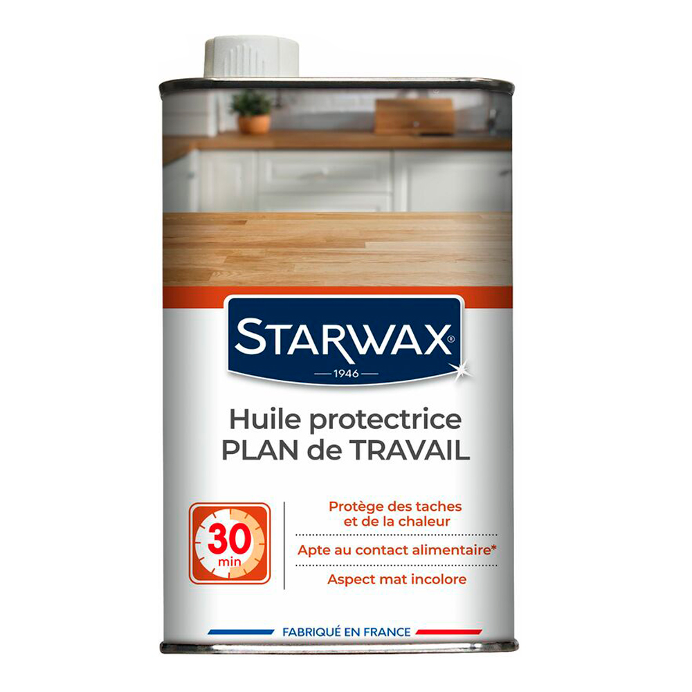STARWAX Saturateur Bois 2,5L – Protection Solaire Et Anti-eau Pour Extérieur