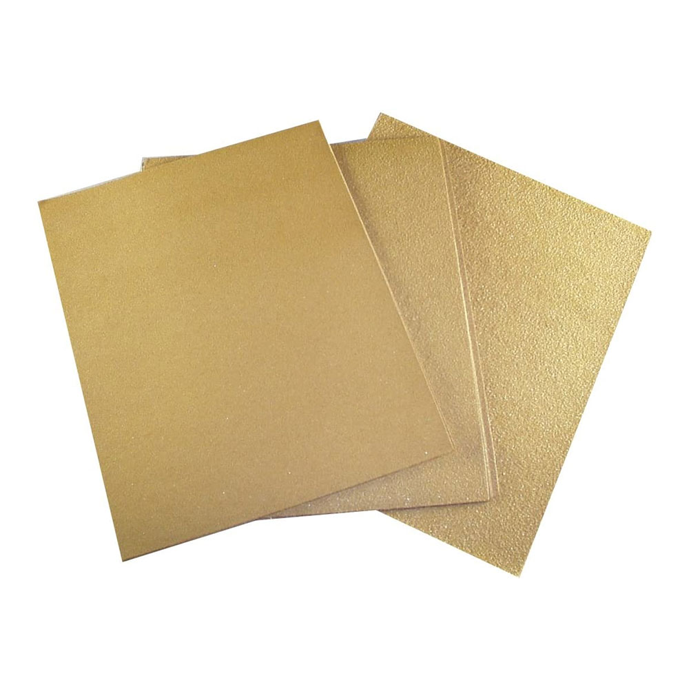 Lot 4 feuille papier de verre silex abrasif 230 x 280 mm grain 40 8