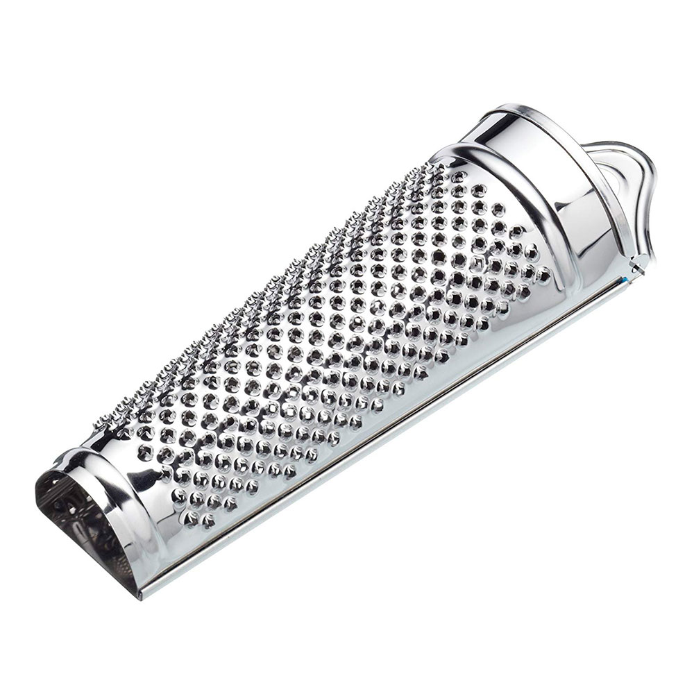 Râpe à Muscade En Acier Inoxydable Weis - Pratique Avec Réservoir Intégré - 16 Cm