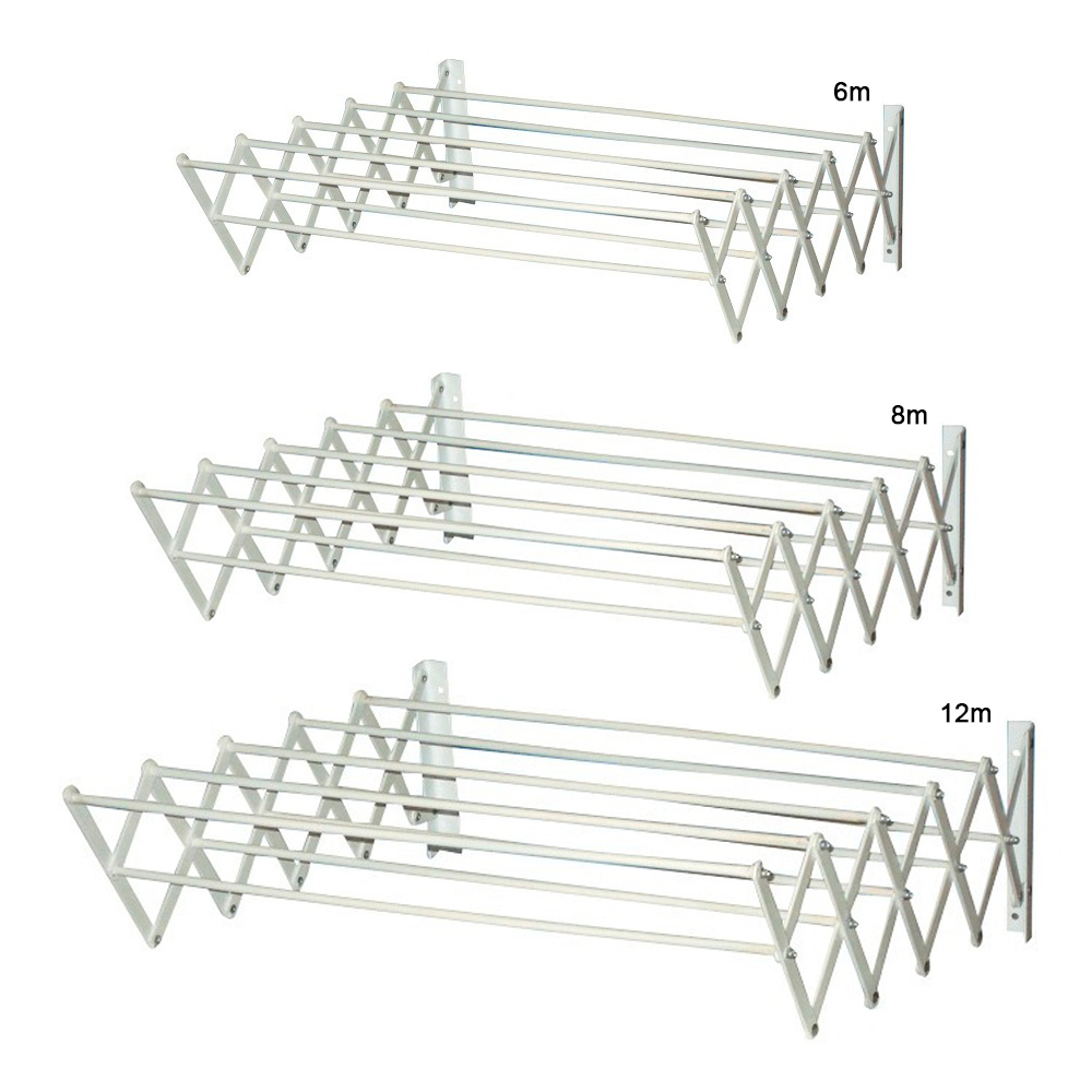 Etendoir a linge mural extensible