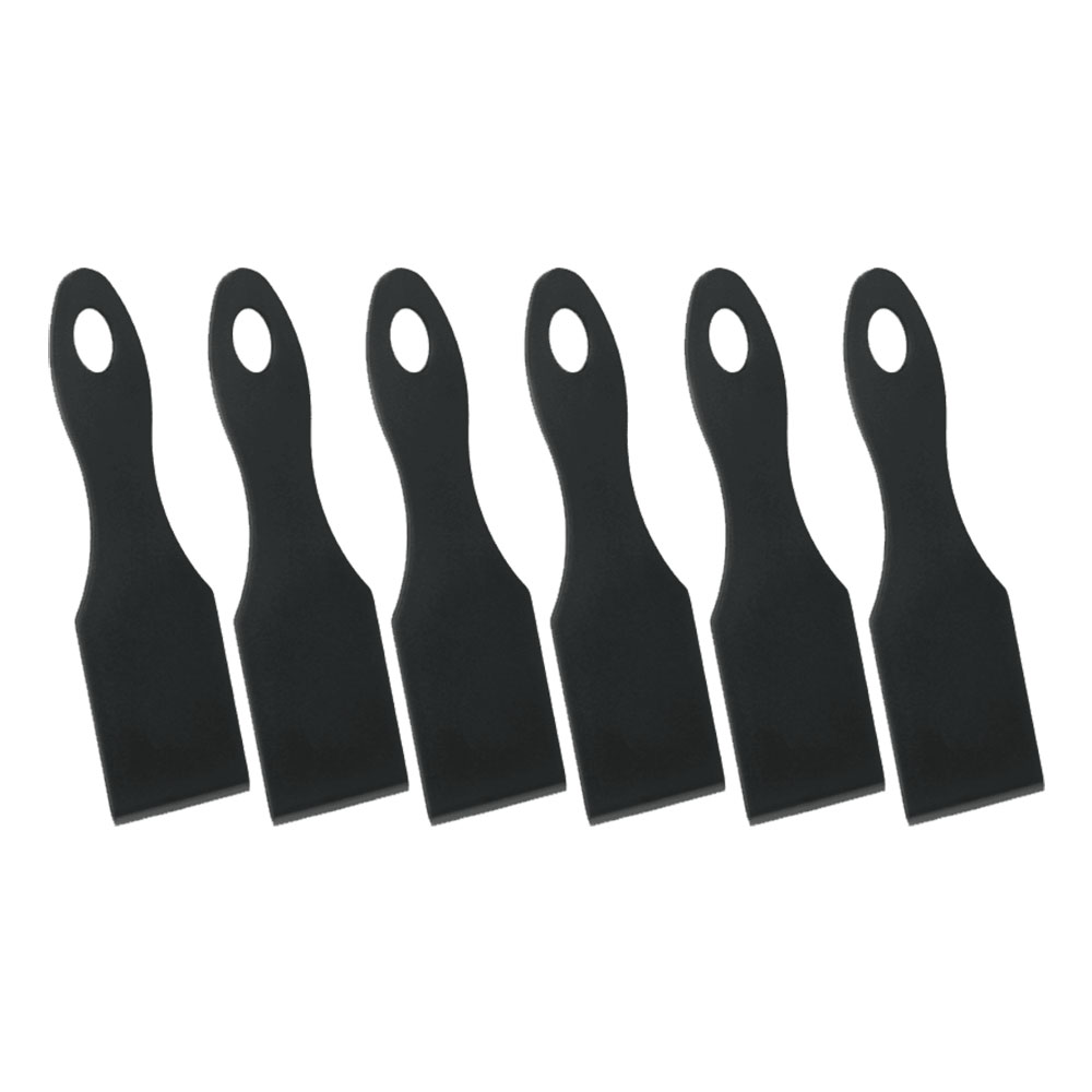 Set De 8 Spatules Raclette En Nylon – Pour Poêlons à Raclette Et Appareils à Fromage – Biseautées, Sans Rayures – Poignée Ergonomique Noir