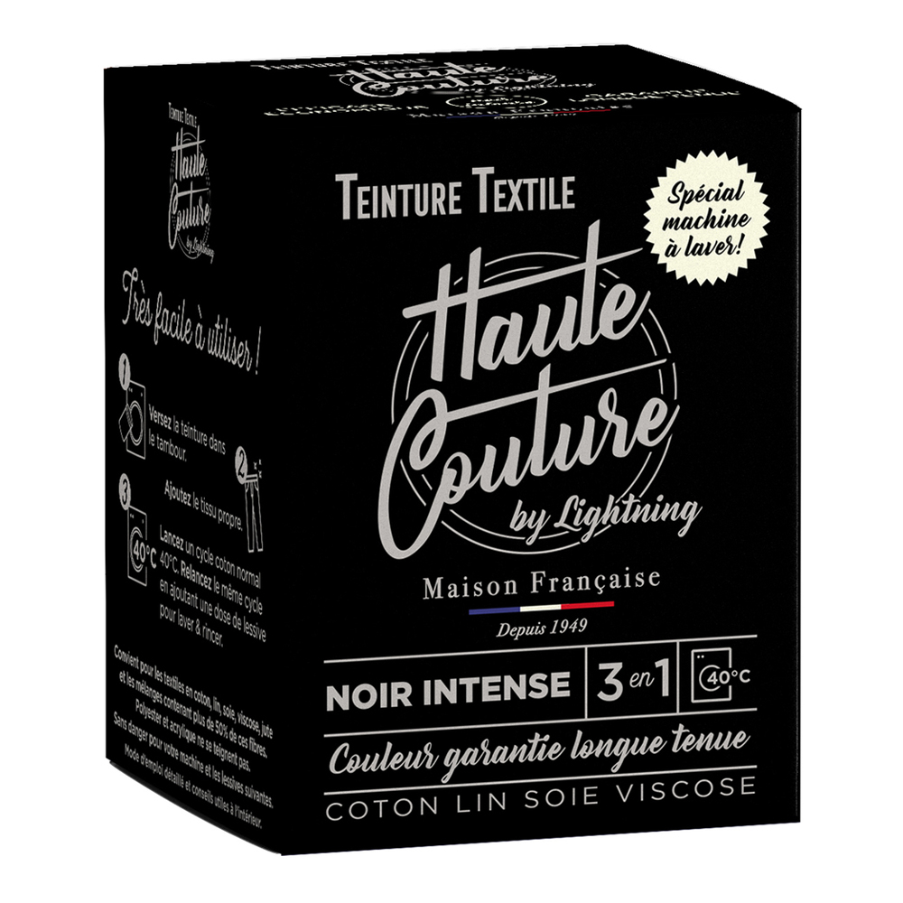 Teinture Textile Noir 350g Haute Couture Lightning 