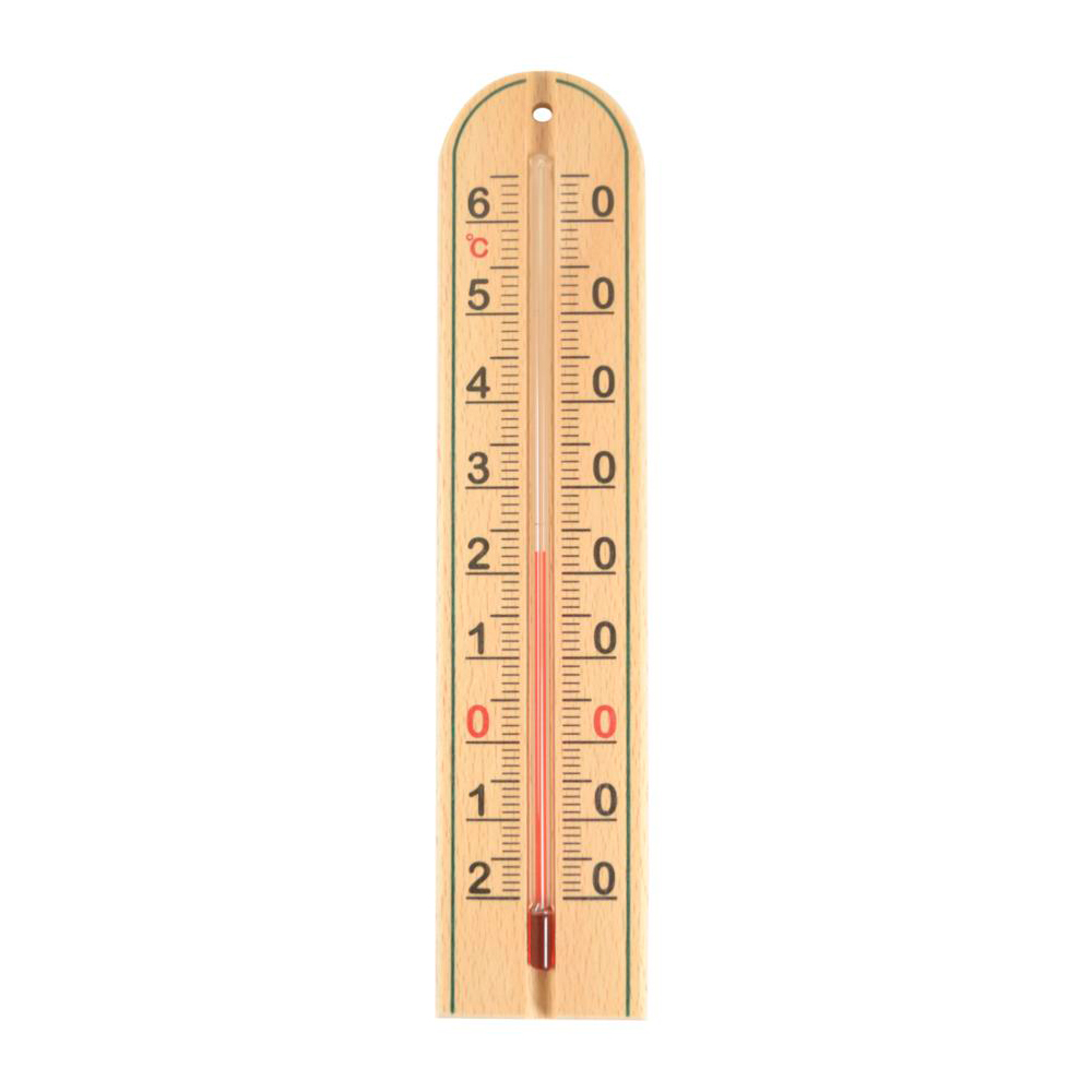 Thermomètre Mural Mécanique KONUS – Bois Et Verre – Avec Fil – Baromètre